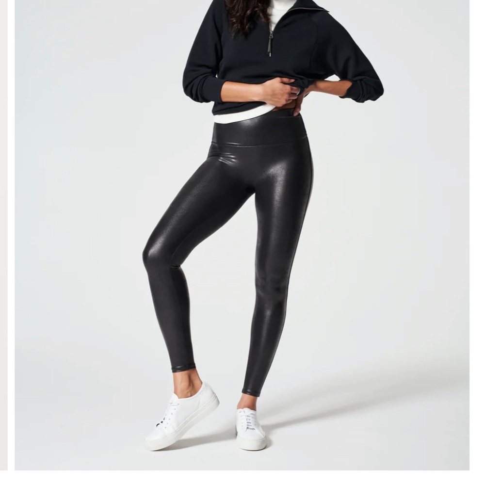 Spanx Faux Leather Leggings